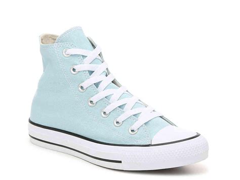 high top converse light blue